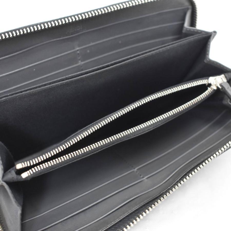 FENDI（フェンディ） バグズアイ ラウンドジップ 長財布 ロング