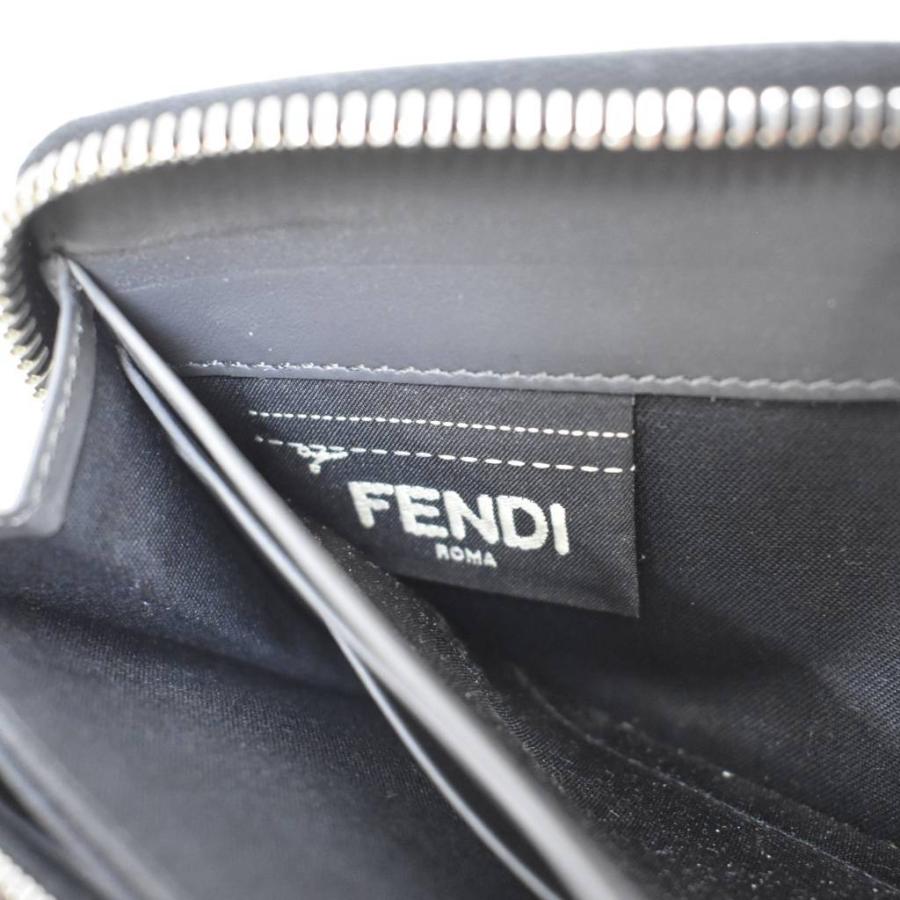 FENDI（フェンディ） バグズアイ ラウンドジップ 長財布 ロング