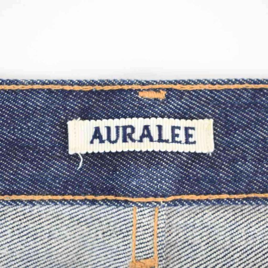 オーラリー AURALEE HARD TWIST DENIM WIDE PANTS ハードツイスト 
