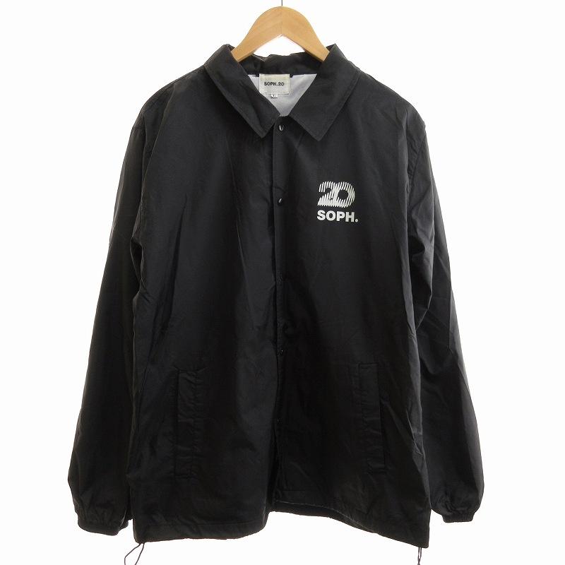 ソフ SOPH. コーチジャケット ブルゾン 黒 ブラック L SOPH20 ソフ SOPH. コーチジャケット ブルゾン 黒 ブラック L SOPH20