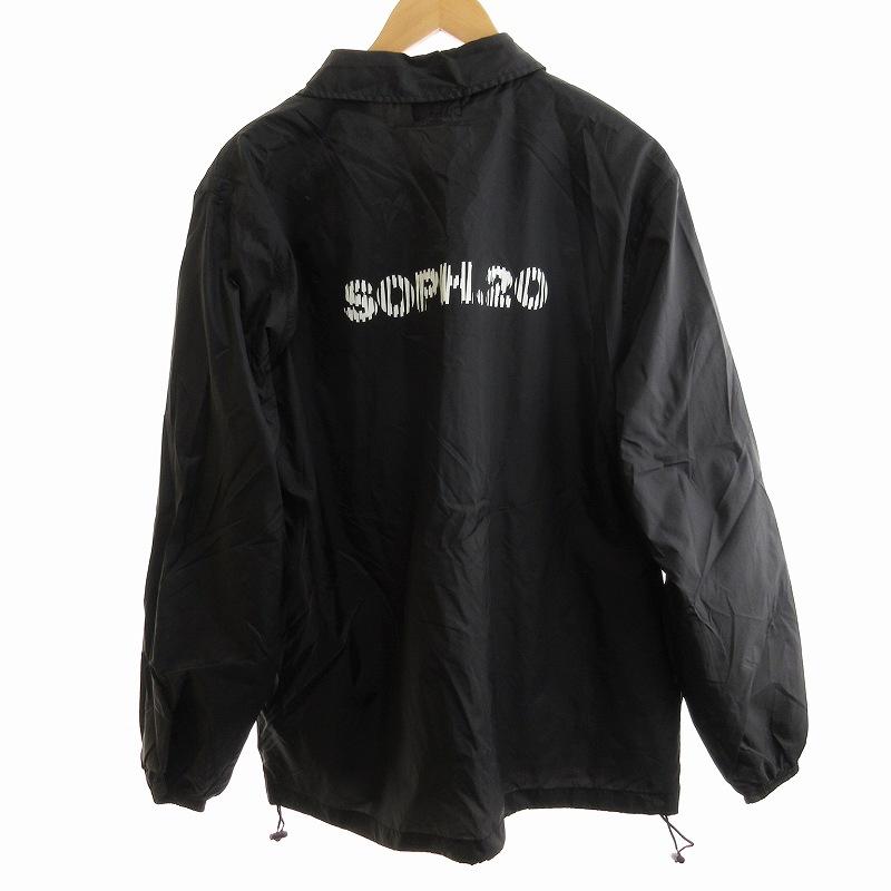 ソフ SOPH. コーチジャケット ブルゾン 黒 ブラック L SOPH20 ソフ SOPH. コーチジャケット ブルゾン 黒 ブラック L SOPH20