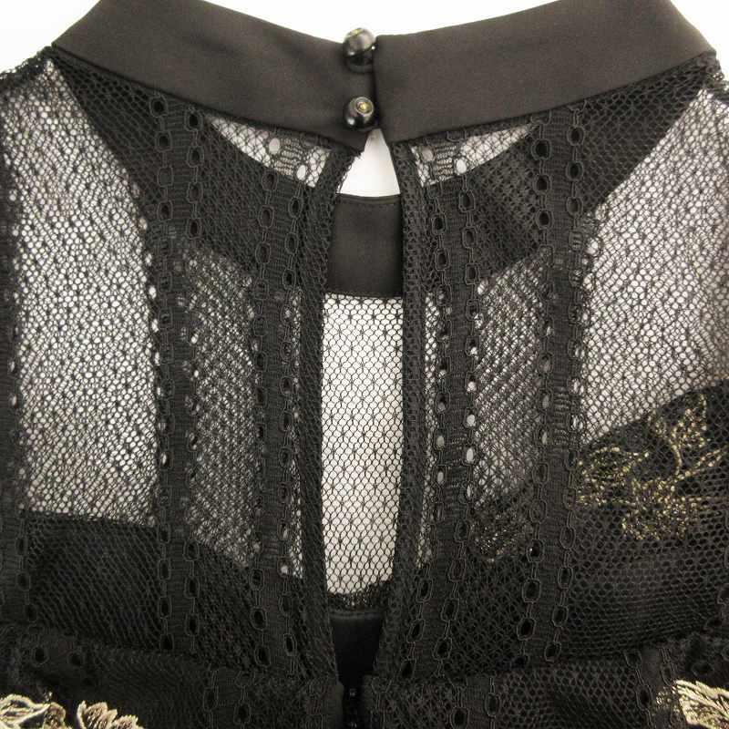 リリーブラウン Lily Brown フラワー刺繍ロンパース オールインワン