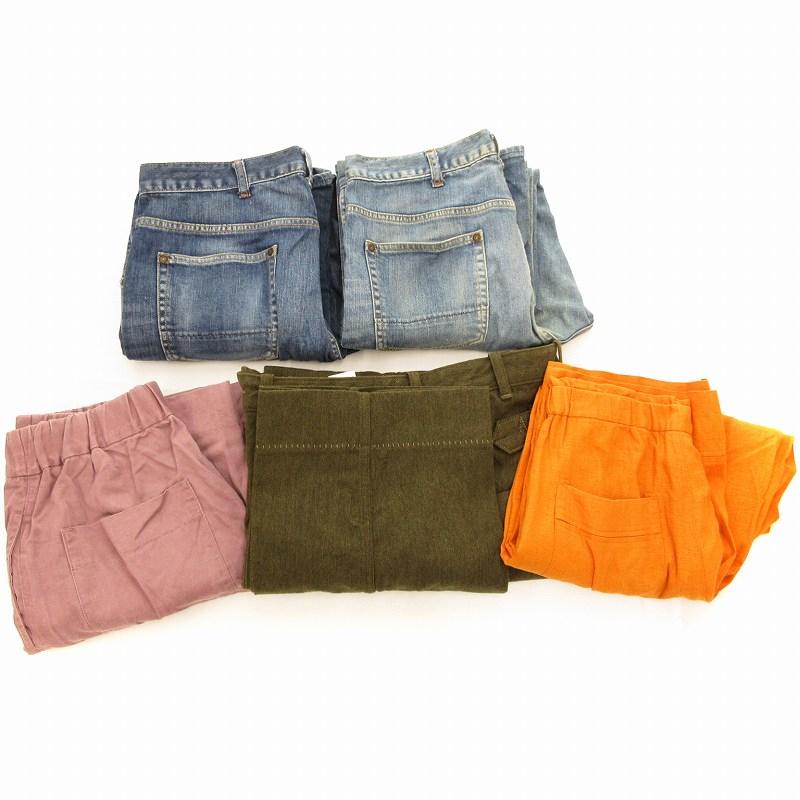 RNA アールエヌエー デニムパンツ イージーパンツ ベイカーパンツ  