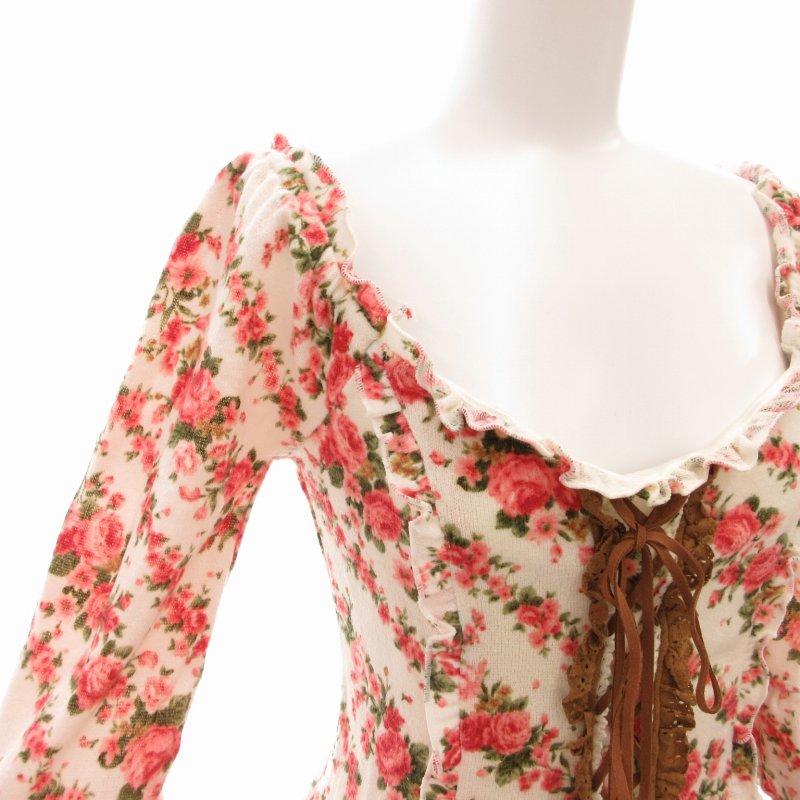 未使用品 リズリサ LIZ LISA タグ付き ワンピース ミニ 花柄 レース