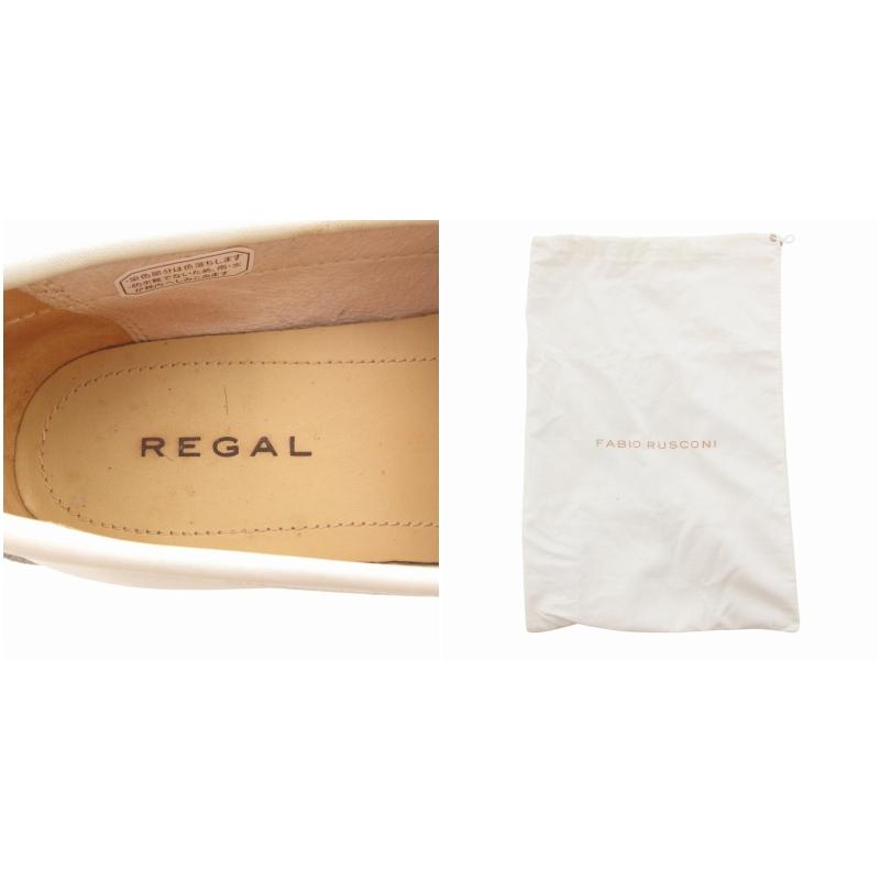 REGAL ホワイトレザー ローファー　24.5 Regal Walker HC62 ビットローファー アイボリー