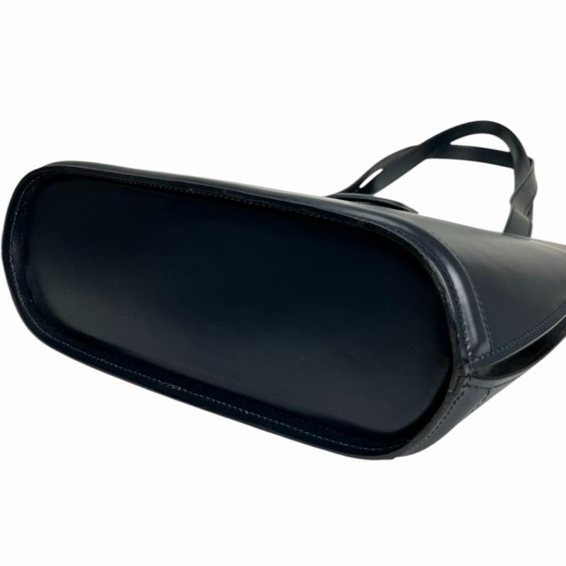 Bally（バリー） ショルダーバッグ レザー ロゴ ゴールド金具 ネイビー 
