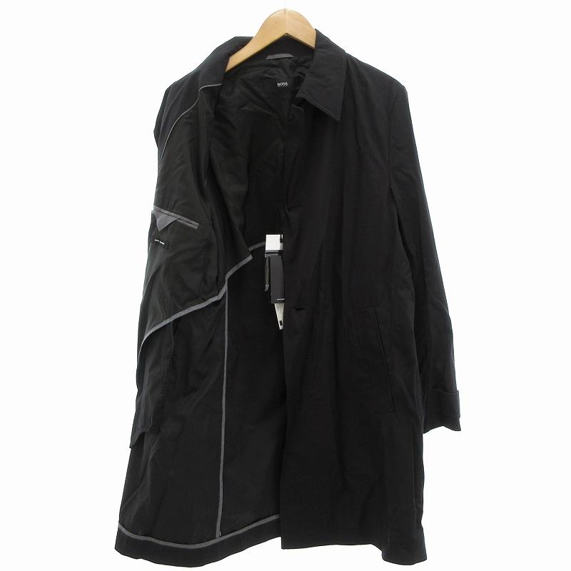 未使用品 ヒューゴボス HUGO BOSS タグ付き ステンカラーコート ロング