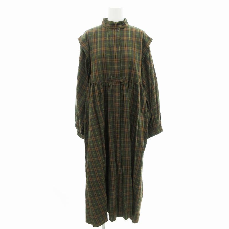 フリークスストア FREAKS STORE シャツワンピース チェック スタンド