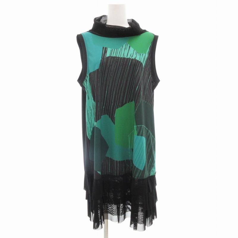 トクコプルミエヴォル袖なしワンピース トクコプルミエヴォル TOKUKO 1er VOL 美品 ノースリーブワンピース