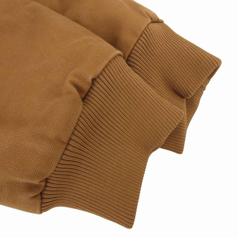 【カーハート】アクティブジャケット　茶色　ブラウン　レディースS相当　刺繍ロゴi Carhartt/カーハート Washed Duck Insulated Active Jacket