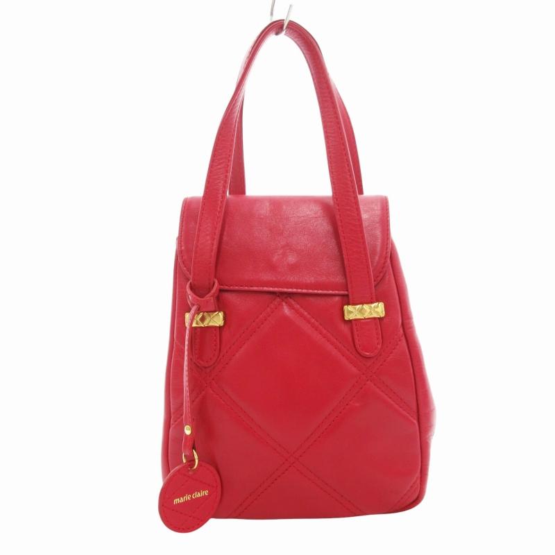 新品‼️マリクレール　キャディバッグ　赤 marie claire 赤 キャディバッグ