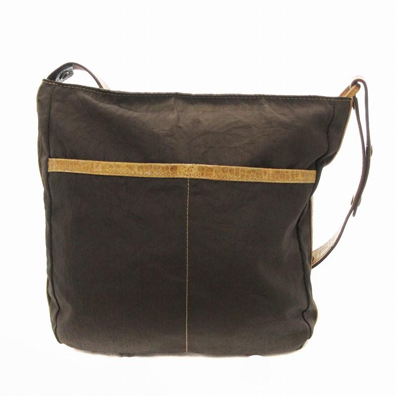 イビザ IBIZA ショルダーバッグ クロスボディ ロゴ クロコ型押し