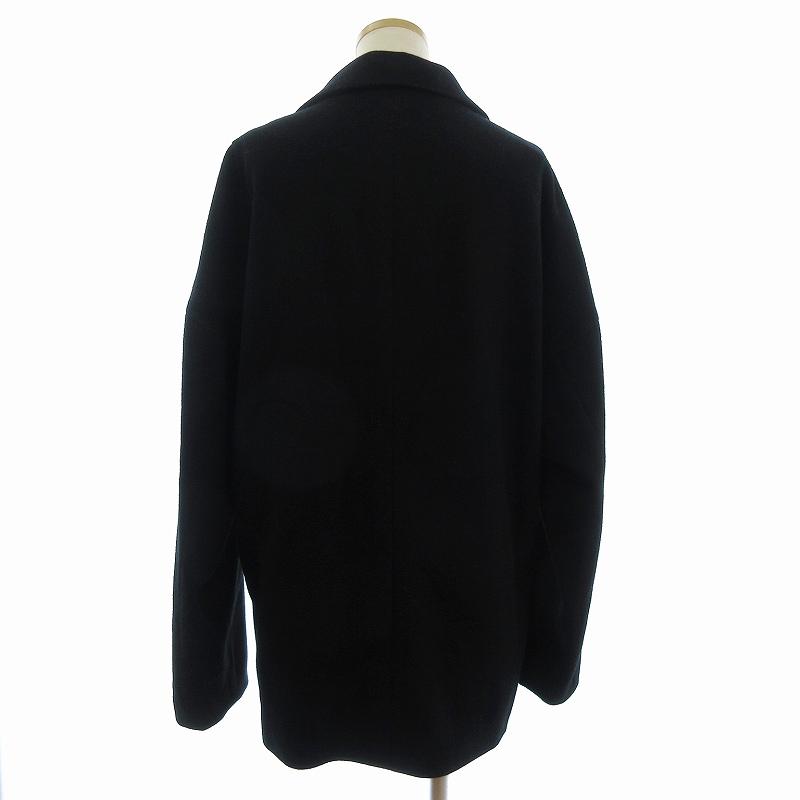 マメクロゴウチ Mame Kurogouchi ウールコート ショート丈 無地 ビック