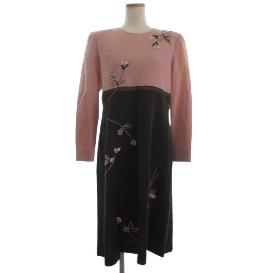 ミズレイコ Ms. REIKO ワンピース コート アンサンブル ピンク