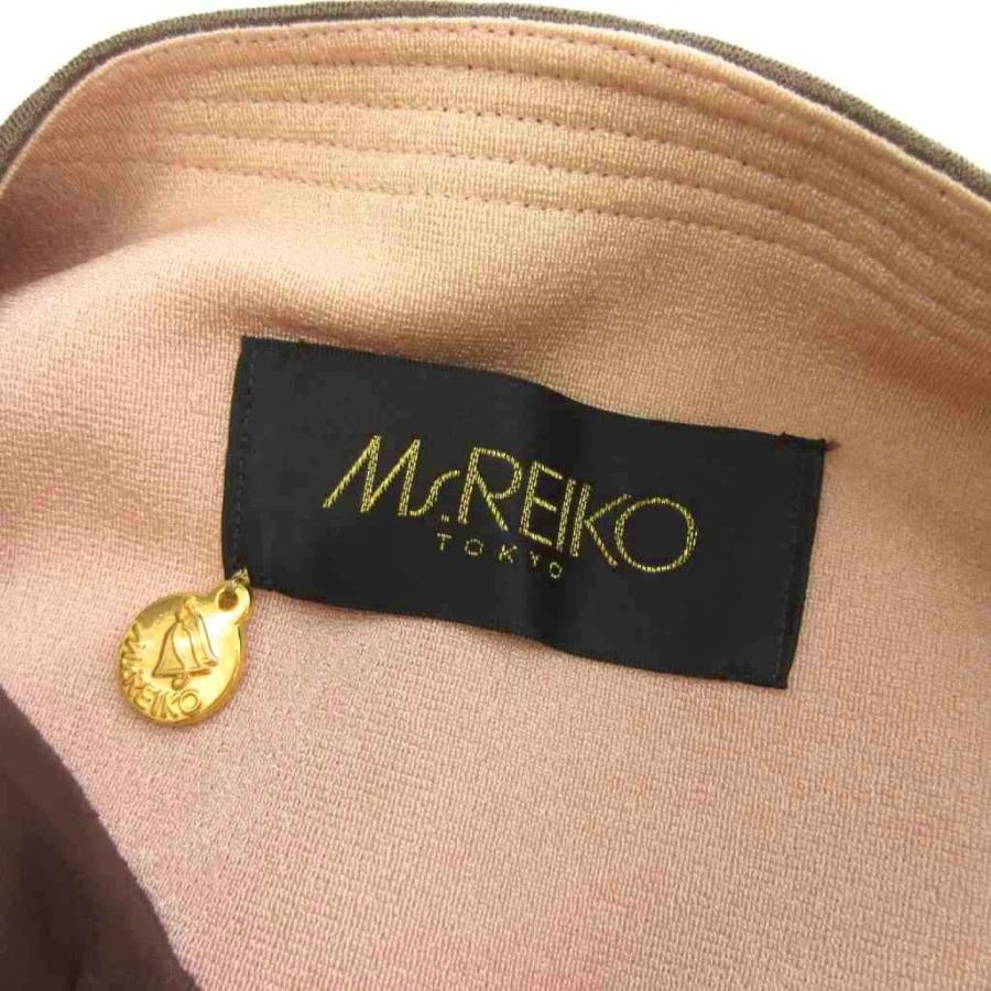 【中古】ミズレイコ Ms. REIKO ワンピース コート アンサンブル ピンク ブラウン系 9 11 ■GY99 ミズレイコ Ms. REIKO ワンピース コート アンサンブル ピンク