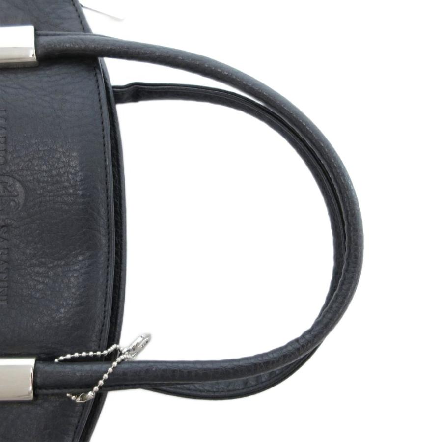 マリオサバティーニ MARIO SABATINI ハンドバッグ レザー ロゴ型押し