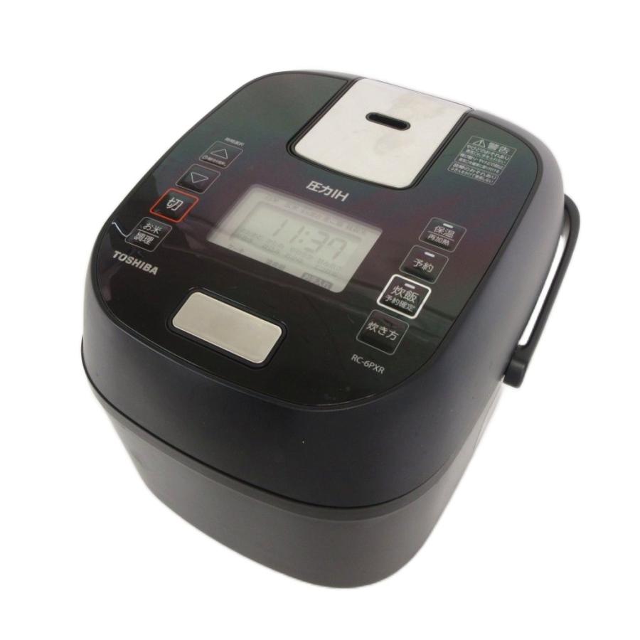東芝 TOSHIBA 炊飯器 圧力IH ジャー炊飯器 RC-6PXR 3.5合 黒