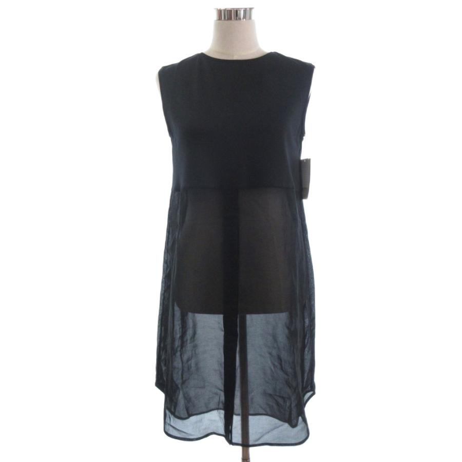 未使用品 タグ付き ルフィル LE PHIL シアーコンビインナーブラウス  