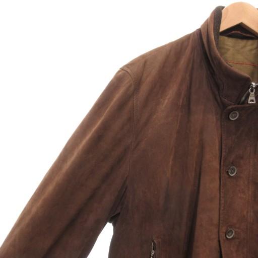 カプラウン KAPRAUN レザージャケット ブルゾン 革ジャン 茶 ブラウン