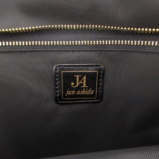 ジュンアシダ jun ashida トートバッグ レザー オーストリッチ 黒 