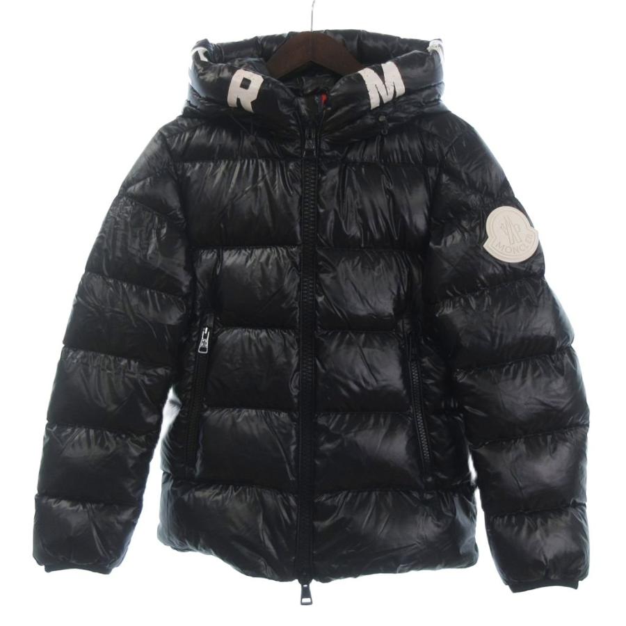 【中古】モンクレール MONCLER デュボア DUBOIS ダウンジャケット e20914131505 ジップアップ ロゴ 長袖 0 黒 MONCLER（モンクレール） デュボア DUBOIS ダウンジャケット