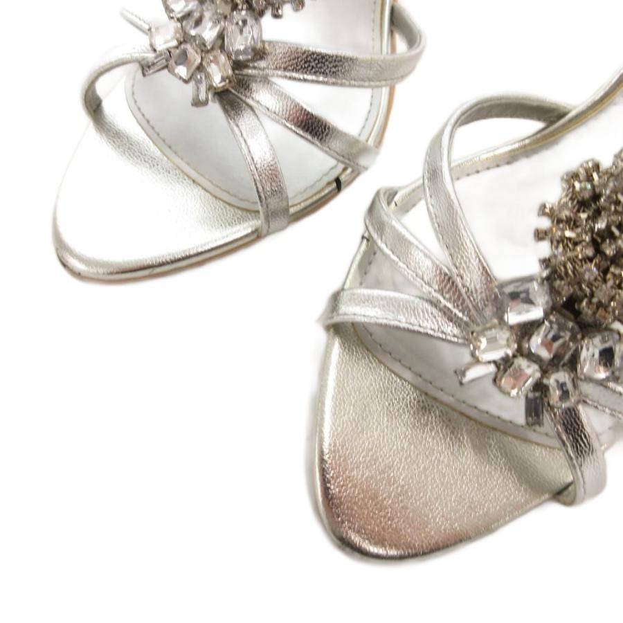 ストロベリーフィールズ STRAWBERRY-FIELDS サンダル 24 シルバー