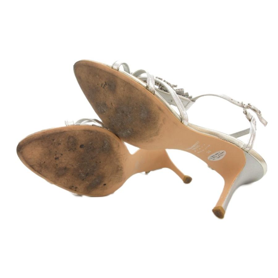 ストロベリーフィールズ STRAWBERRY-FIELDS サンダル 24 シルバー