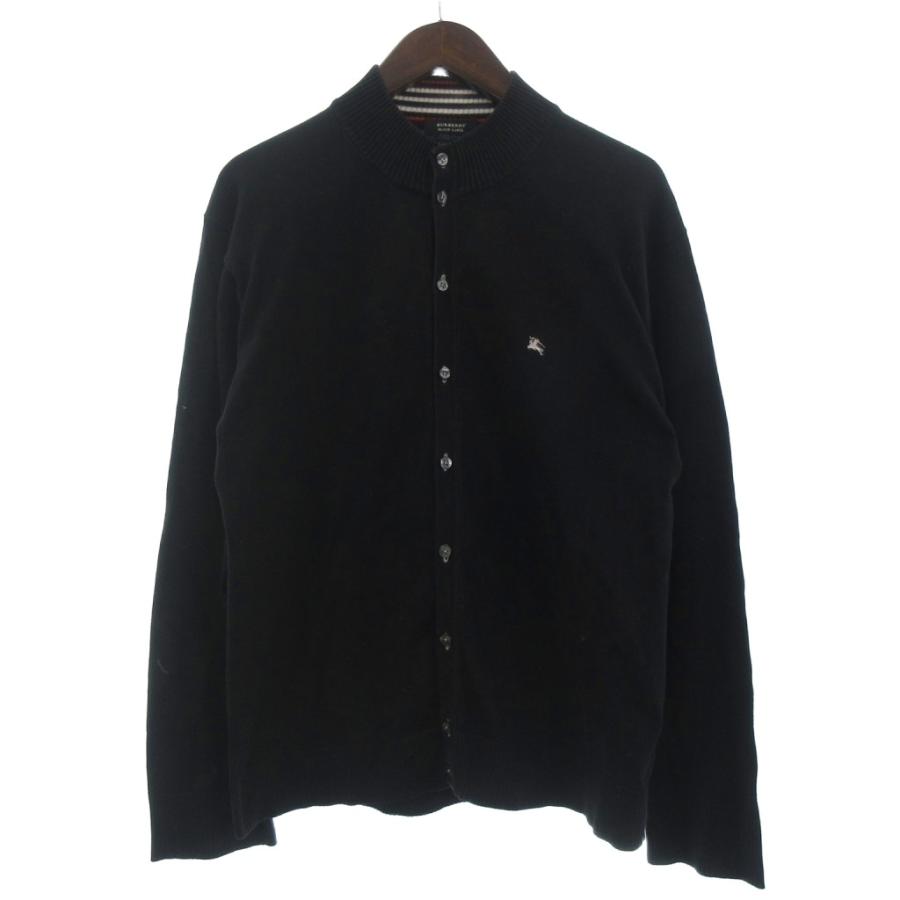 バーバリー ブラックレーベル 長袖 カーディガン ニット セーター 3 ブラック BURBERRY BLACK LABEL（バーバリーブラックレーベル） カーディガン