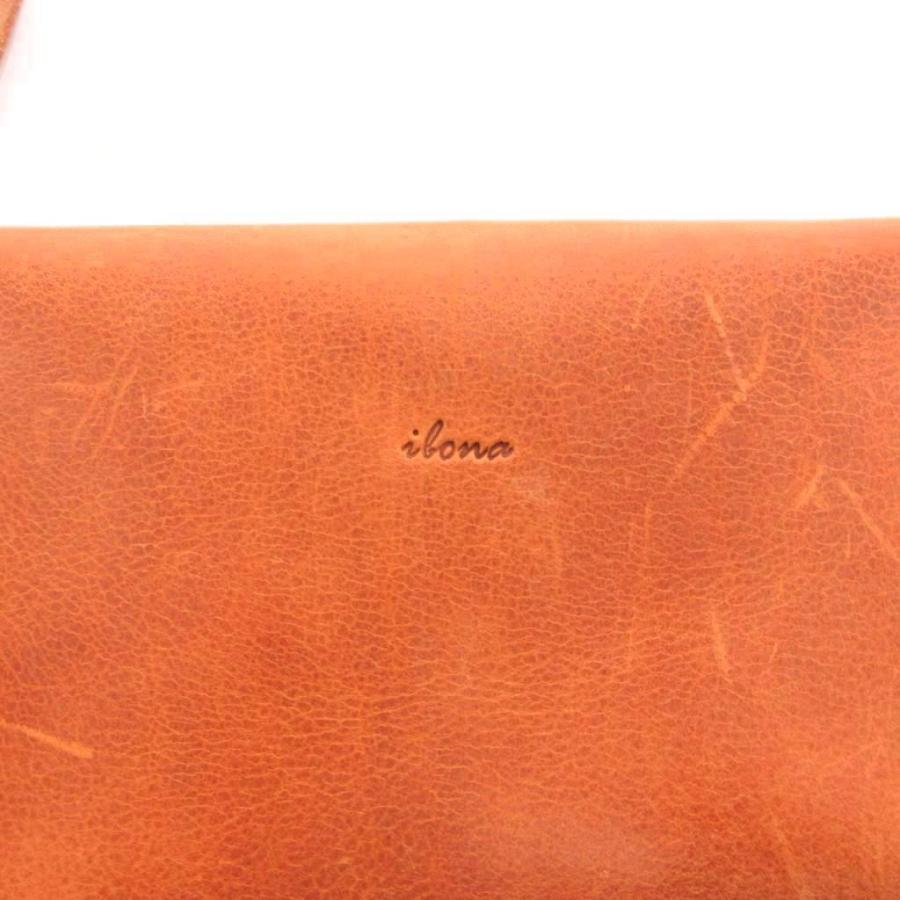 ibona イボーナ ショルダーバッグ 斜め掛け ポーチ レザー 本革
