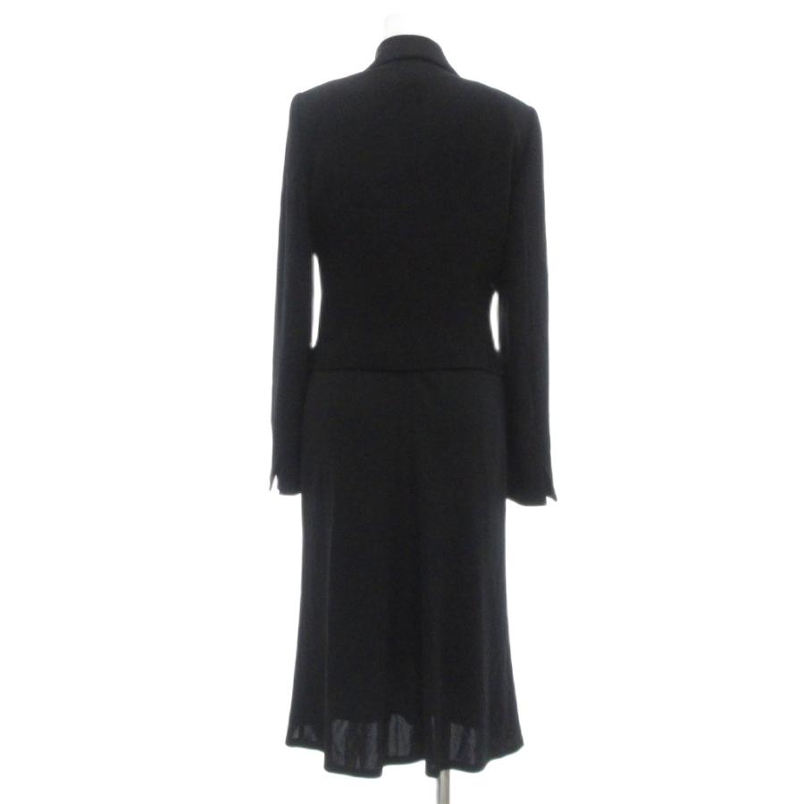 美品✨Lサイズ MOGA カラーレス セットアップ フォーマル ビジネス 伸縮性 モガ MOGA ブラックフォーマル セットアップ ワンピース ジャケット