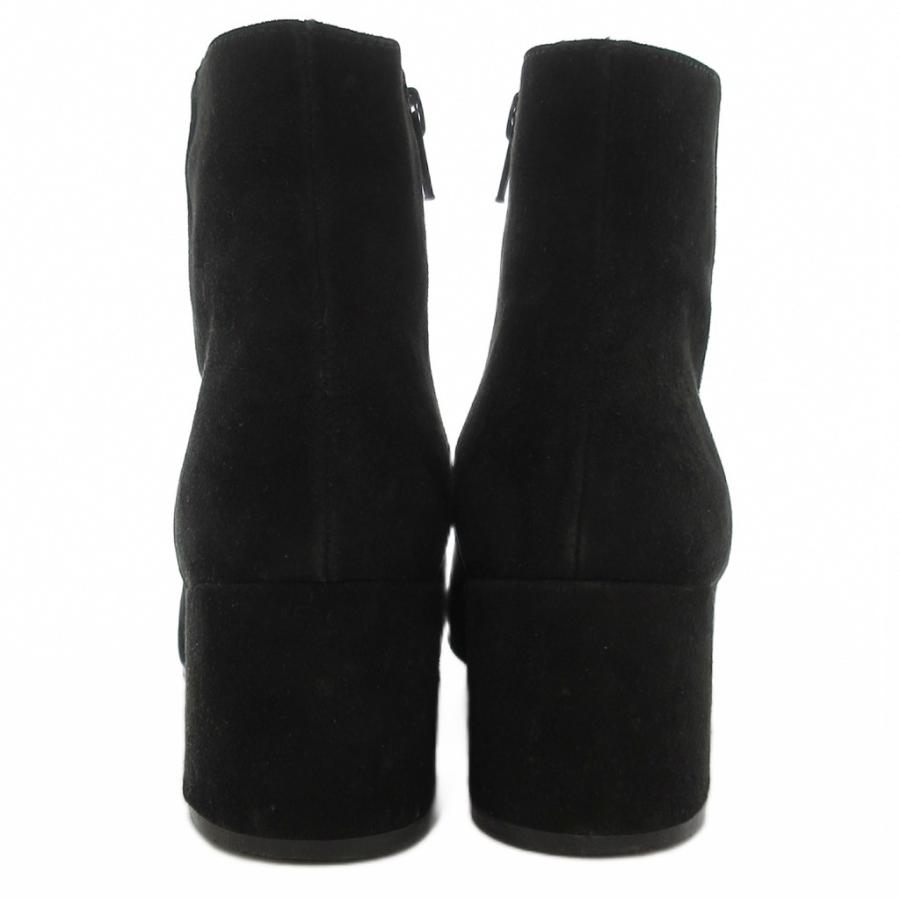 ナノ&コー nano&co ショートブーツ サイドジップ チャンキーヒール