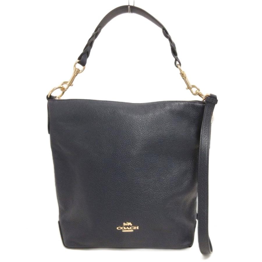 COACH ネイビー レザー ハンドバッグ COACH(コーチ) レザーハンドバッグK7H-4082 K7H-4082 ネイビー｜【公式