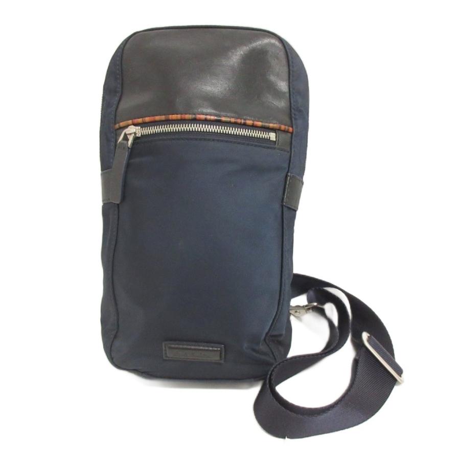 Paul Smith（ポール・スミス） ボディバッグ 斜めがけ ナイロン 紺