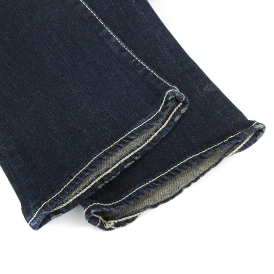 MOUSSY（マウジー） デニムパンツ ジーンズ W25 フレア ロゴ ダーク