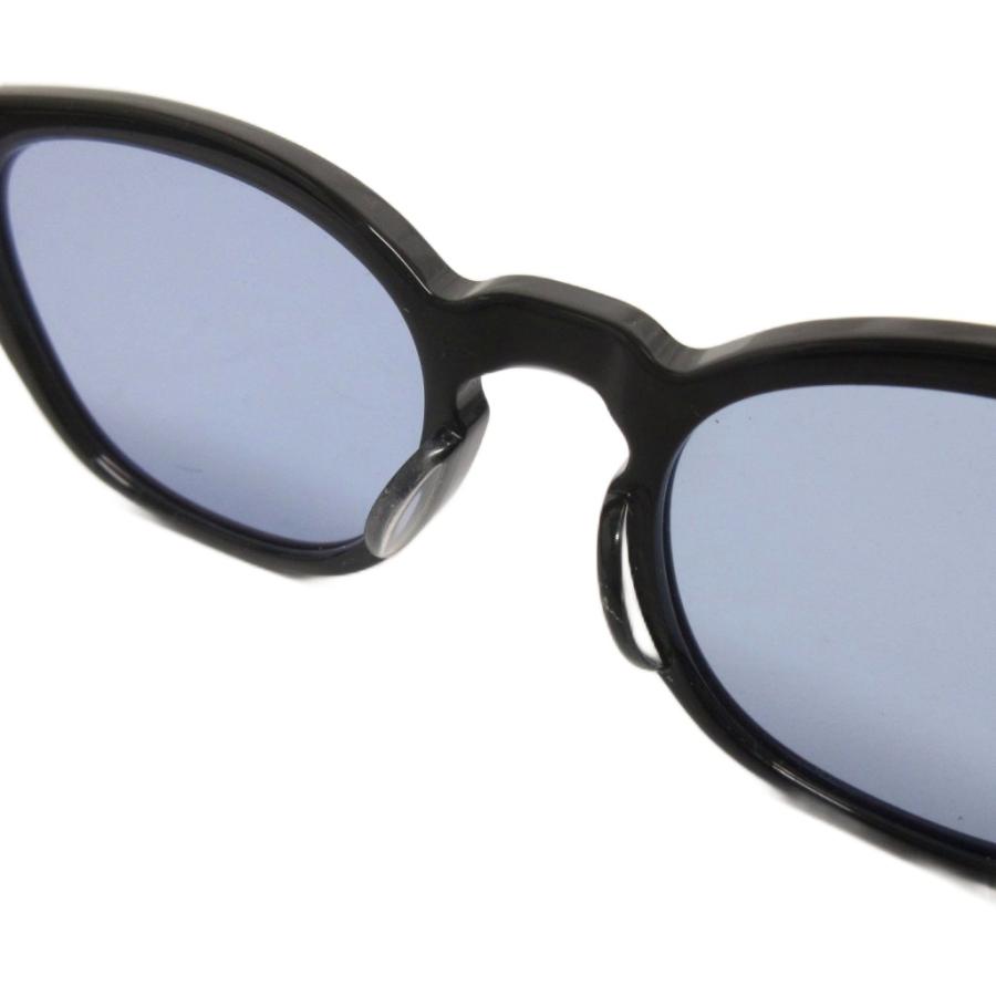 【中古】アイヴァン EYEVAN サングラス ウェブ51 Webb ブルーレンズ 度無し セルフレーム 51□21 黒 ブラック アイヴァン EYEVAN サングラス ウェブ51 Webb ブルーレンズ 度無し