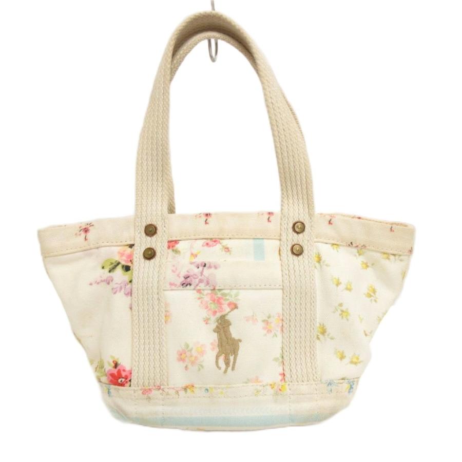 ポロ ラルフローレン POLO RALPH LAUREN トートバッグ キャンバス 花柄