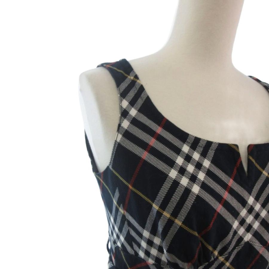 バーバリーブルーレーベル ワンピース 新品未使用タグ付き 38 水色 BURBERRY BLUE LABEL（バーバリーブルーレーベル） 美品 ワンピース