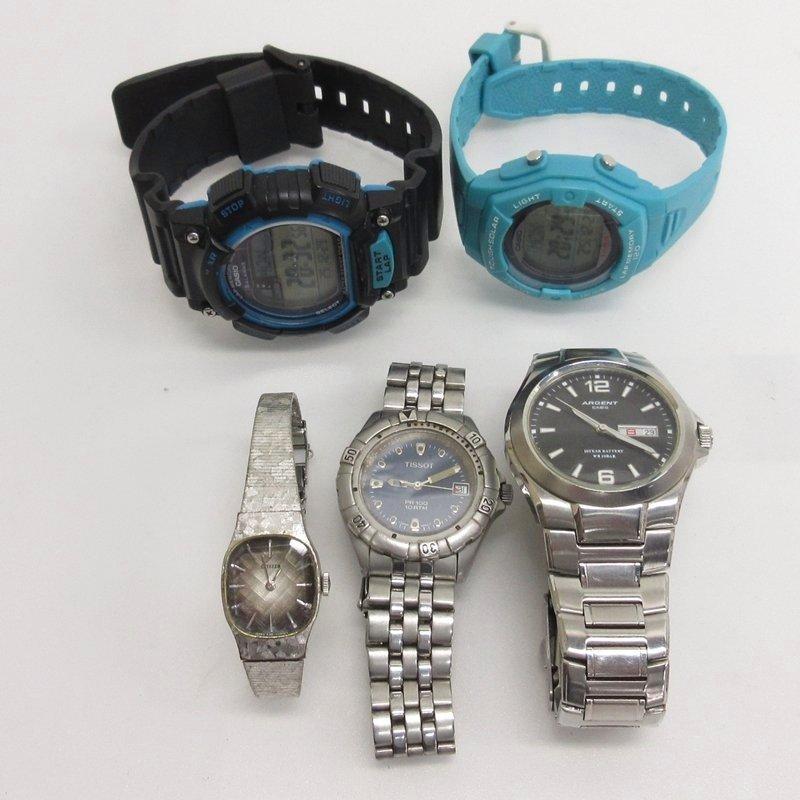 シチズン カシオ TISSOT 等 腕時計 ジャンク 5点 まとめ □GY99 その他