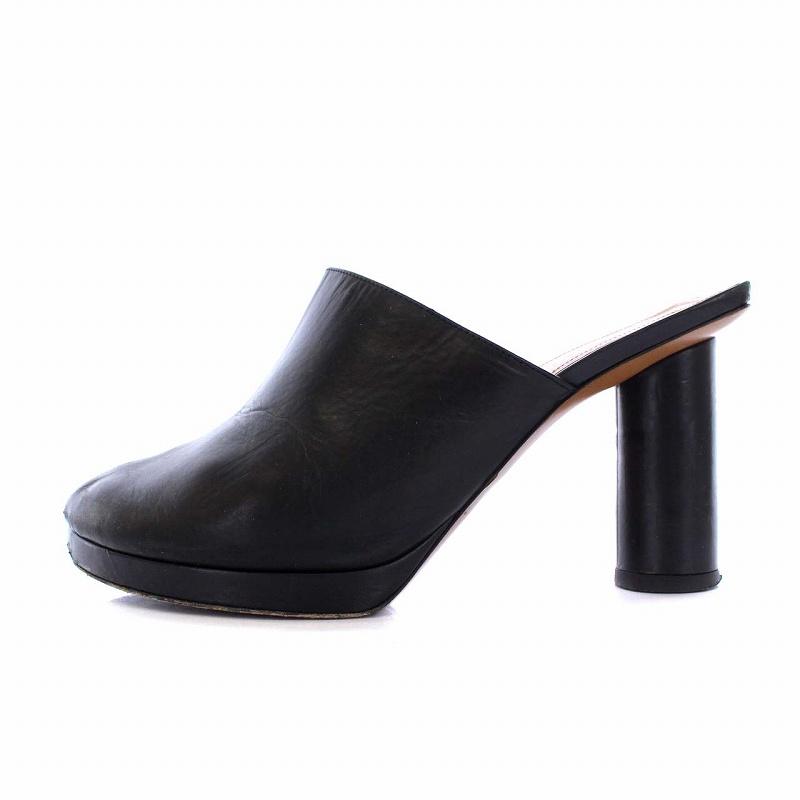 セリーヌ CELINE フィービー期 アーモンド ピープトゥ サンダル 