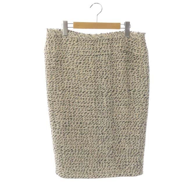 CHANELシャネルスカート格子フレアスカート38