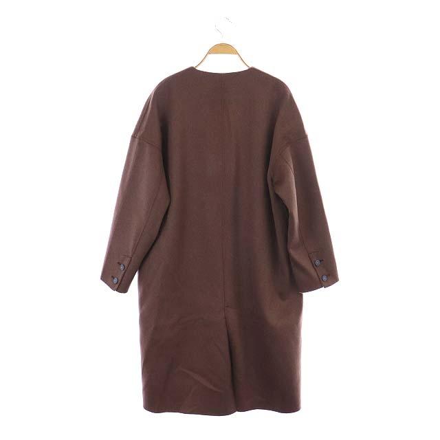 エンフォルド ENFOLD 22AW NO-COLLAR COAT ノーカラーコート アウター 