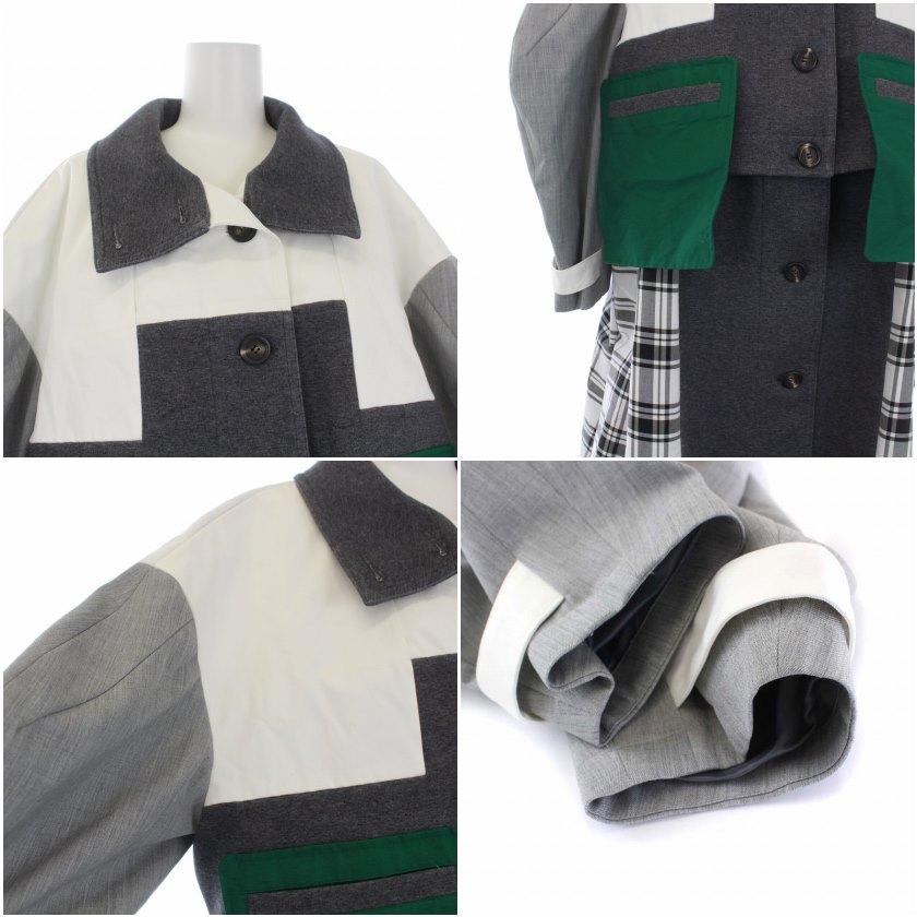 エンフォルド ENFOLD 22SS 2WAY ロングコート ショートコート エンフォルド ENFOLD 22SS 2WAY ロングコート ショートコート