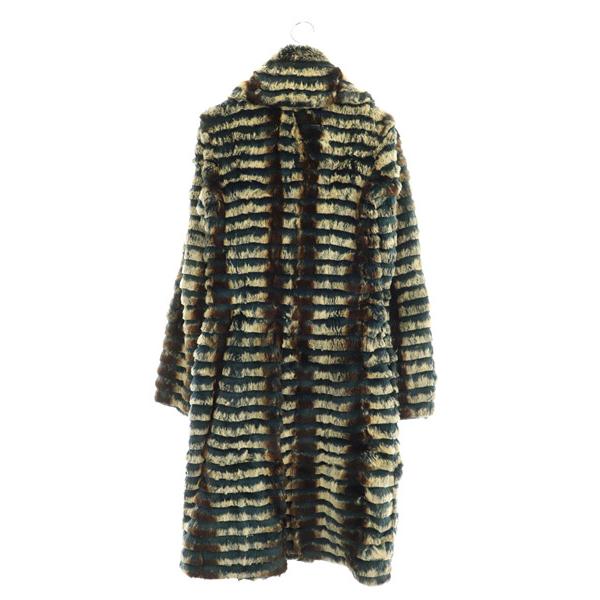 BURBERRY バーバリー ESTABLISHED ラビットファー コート 毛皮