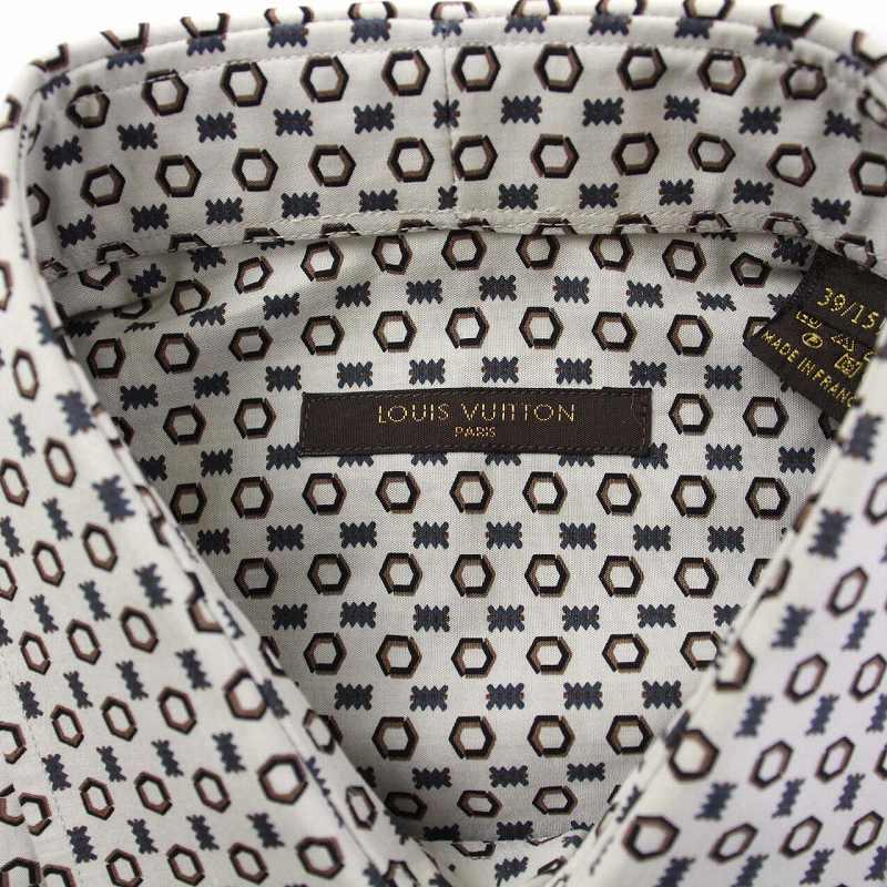 ルイヴィトン LOUIS VUITTON ワイシャツ カジュアルシャツ 長袖 総柄