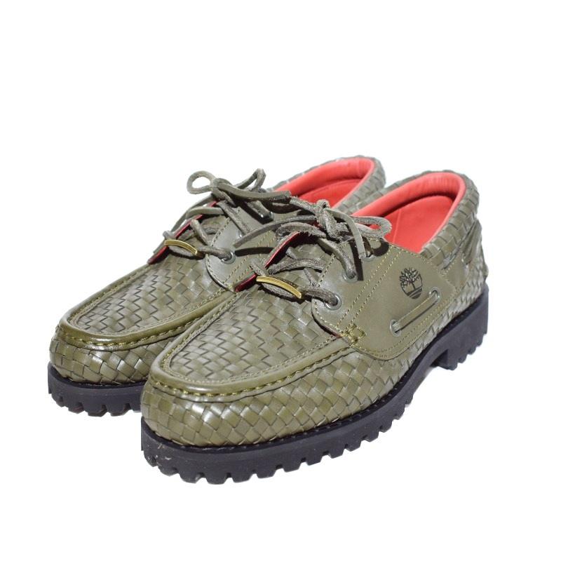 未使用品 ティンバーランド Timberland シュプリーム Supreme 22AW Woven 3-Eye LugShoe Olive  ラグシューズ デッキシューズ 26.5cm カーキ : 213-902402150032 : ブランド古着販売のベクトル - 通販 -