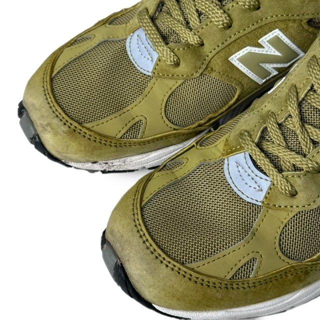 ニューバランス NEW BALANCE 991 ローカットスニーカー  42.5CM カーキ M991GGW メンズ｜vectorpremium｜03