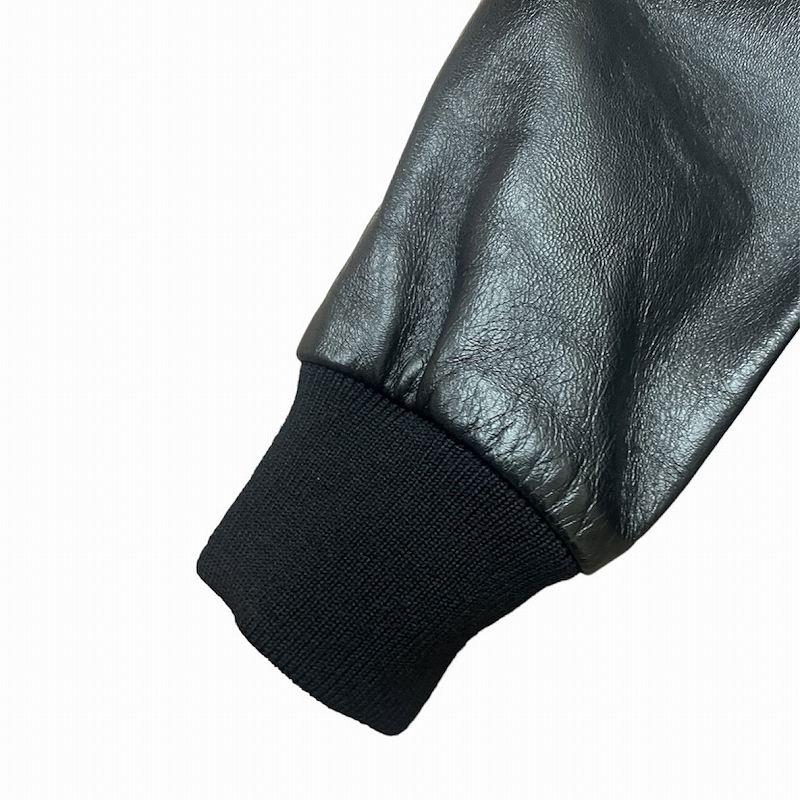 CELINE 22AW テディジャケット 50 黒 2V09M896C CELINE（セリーヌ） 未使用品 CELINE 22AW TEDDY CUIR BOY DOLL LAINE