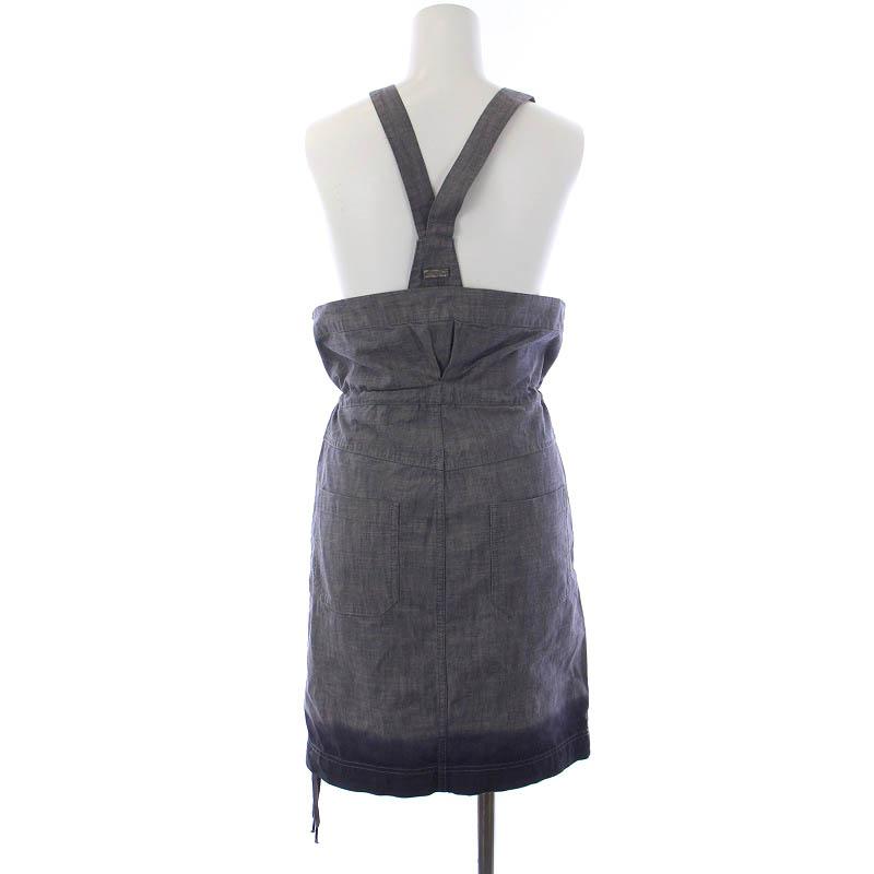 DIESEL（ディーゼル） ジャンパースカート ジャンスカ ひざ丈 1 S 紺