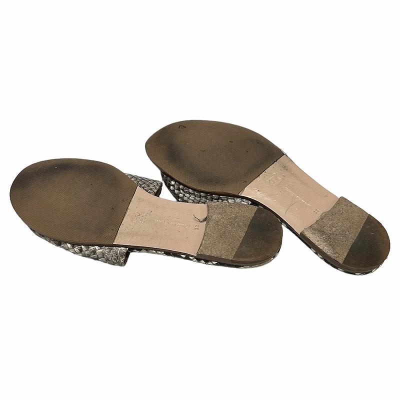 Gianvito Rossi リボンサンダル グレー ブラック ベージュ