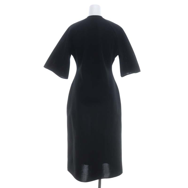マメクロゴウチ Mame Kurogouchi 22PS Milano Ribbed Knitted Dress  